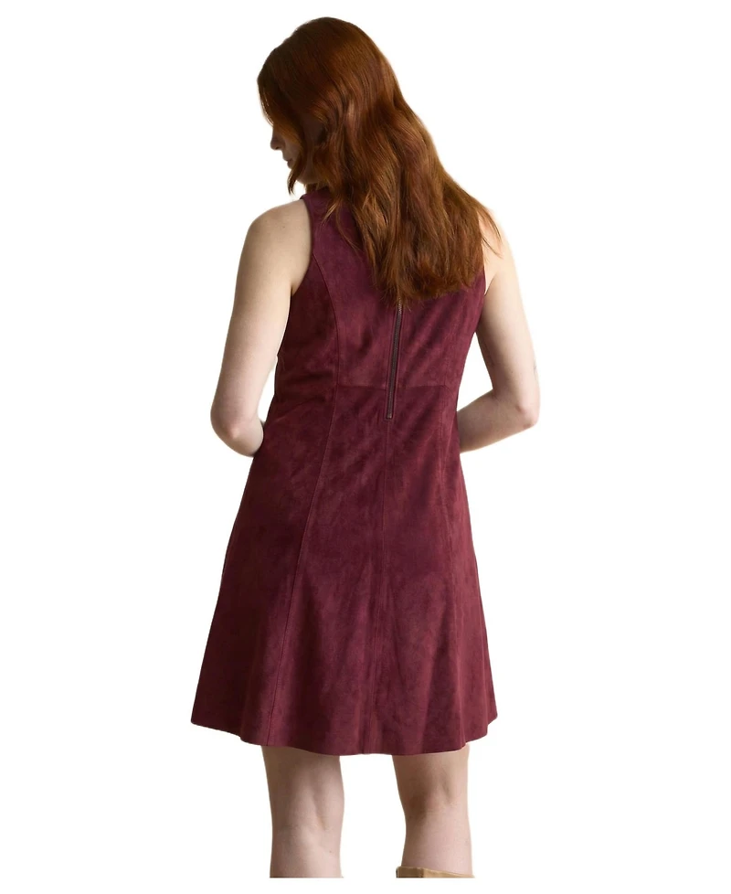 Furniq Uk Women's Suede Dress
