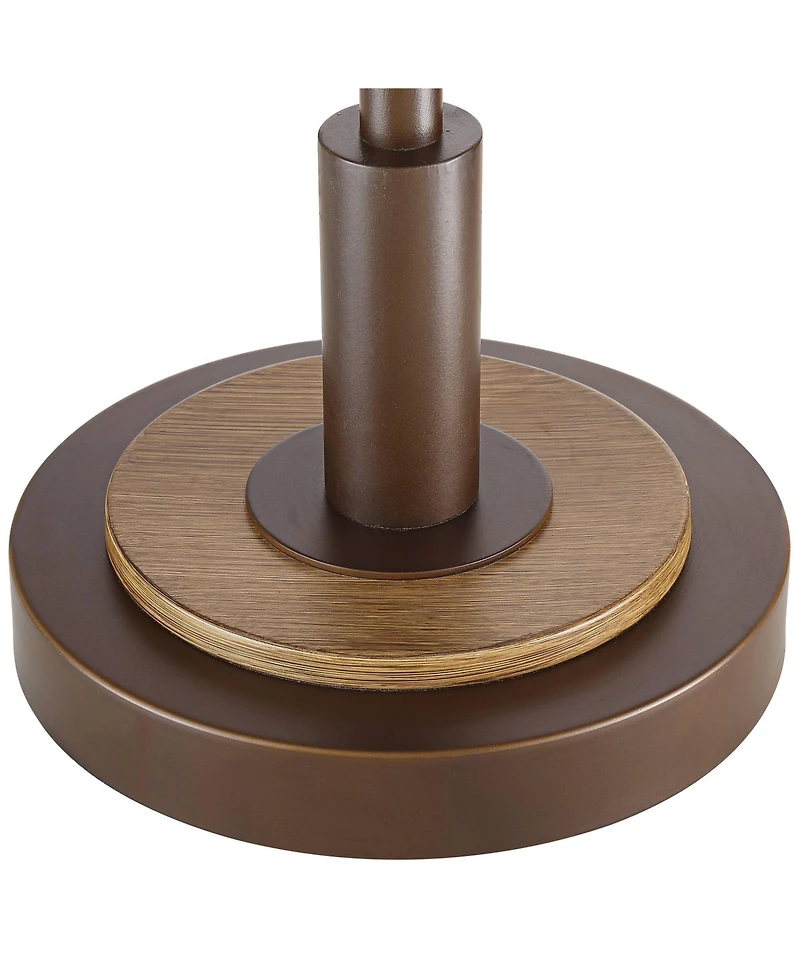 Franklin Iron Works Folia Industrial Rustic 66" Tall Floor Lamp Smart Socket