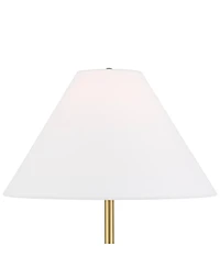 Possini Euro Design Bamba Modern 61 3/4" Tall Standing Floor Lamp Skinny Gold Metal Brass Finish Living Room Bedroom House