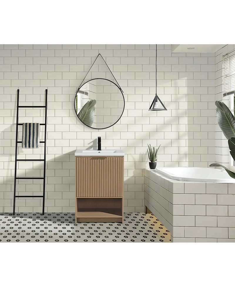 Ari Bath Diego 24" Bathroom Vanity Oak