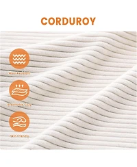 gaomon 84" Oversized Corduroy Loveseat