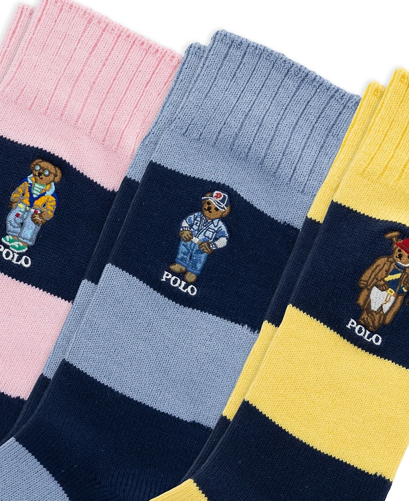Polo Ralph Lauren Men's Embroidered Polo Bear Sock