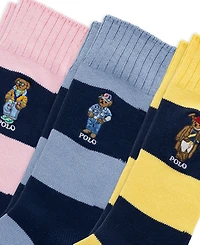 Polo Ralph Lauren Men's Embroidered Polo Bear Sock
