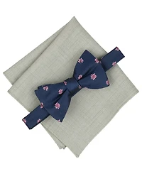 Bar Iii Men's Grace Floral Bow Tie & Pocket Square, 2-Piece Set, Macy's Exclusive
