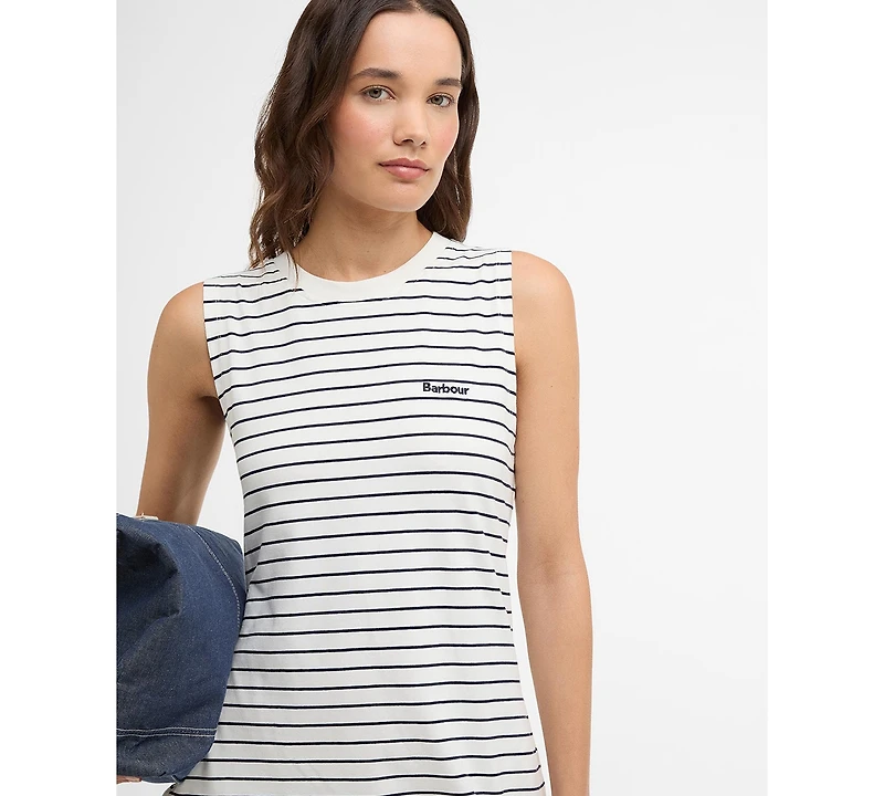 Barbour Women's Hartland Striped Sleeveless Mini Dress