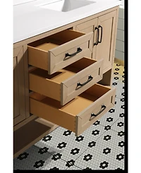 Ari Bath Venice 72" Bathroom Vanity Oak