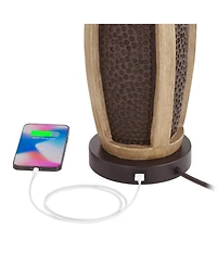 John Timberland Parker Industrial Table Lamps Set of 2 with Round Risers 30" Tall