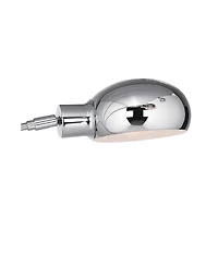 Possini Euro Design Infiniti Mid Century Modern 78" Tall Arc Floor Lamp with Smart Socket Chrome 5-Light Swivel Dome Shade for Living Room