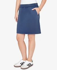Ruby Rd. Petite French Terry Pull-On Skort