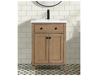 Ari Bath Annie 24" Bathroom Vanity Weathered Fir