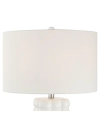 360 Lighting Norma 28" High Textured Bubble Ceramic Table Lamp Set of 2