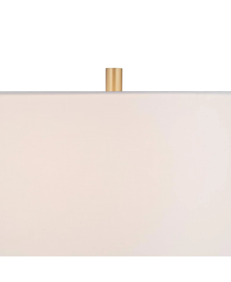 Possini Euro Design Possini Euro Rainier 30 1/2"H Faux Leather Column Lamp Set of 2