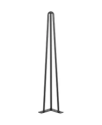 Gouun 20 in Hairpin Table Legs Set of 4, Carbon Steel 3-Rod Furniture Legs with 880 lbs Total Load Capacity