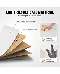 Gouun Hidden Cat Litter Box Enclosure Furniture for 2 Cats with Double Rooms and 5 Doors