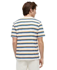 Tommy Hilfiger Men's Yarn-Dyed Multi-Stripe Relaxed-Fit T-Shirt