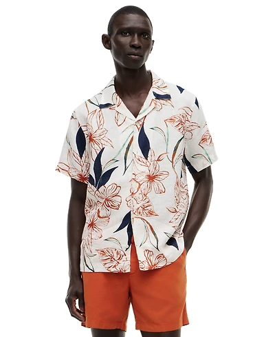 Tommy Hilfiger Men's Resort Print Short-Sleeve Shirt