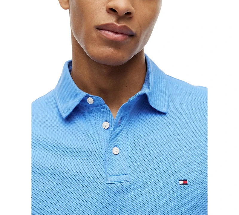 Tommy Hilfiger Men's Mesh Regular-Fit Polo Shirt