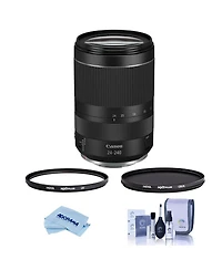 Canon Rf 24-240mm f/4-6.3 Is Usm Lens, Bundle with Hoya Nxt Plus 72mm Cpl Filter, 72mm Uv Lens Filter and Cleaning Kit