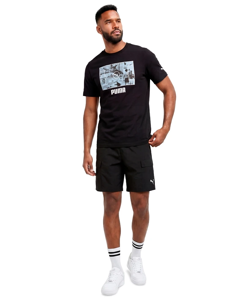 Puma Men's Soccer Photo Real Short Sleeve T-Shirt