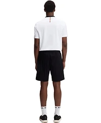 Boss by Hugo Men's Stretch-Cotton Germany Country Flag Logo T-Shirt