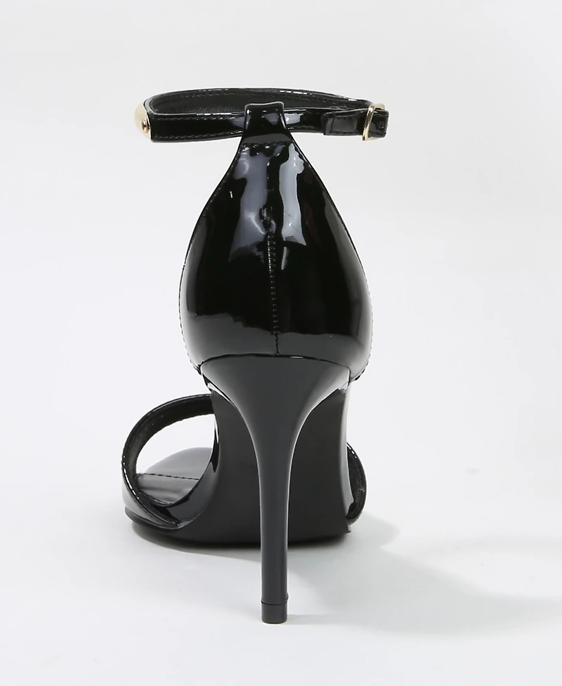 Berness Women's Hunter Stiletto Sandals with Gold-Tone Metal Accent