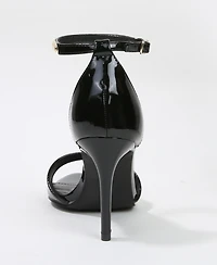 Berness Women's Hunter Stiletto Sandals with Gold-Tone Metal Accent