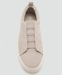 Mango Men's Vibram Sole Suede Leather Athletic Sneakers