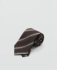 Mango Men's Combined Stripes Tie