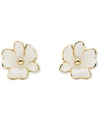 kate spade new york Cubic Zirconia Golden Bloom Flower Stud Earrings