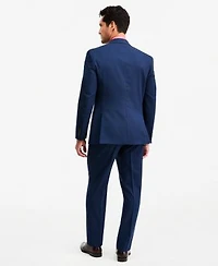 Tayion Collection Mens Classic Fit Navy Suit Separates