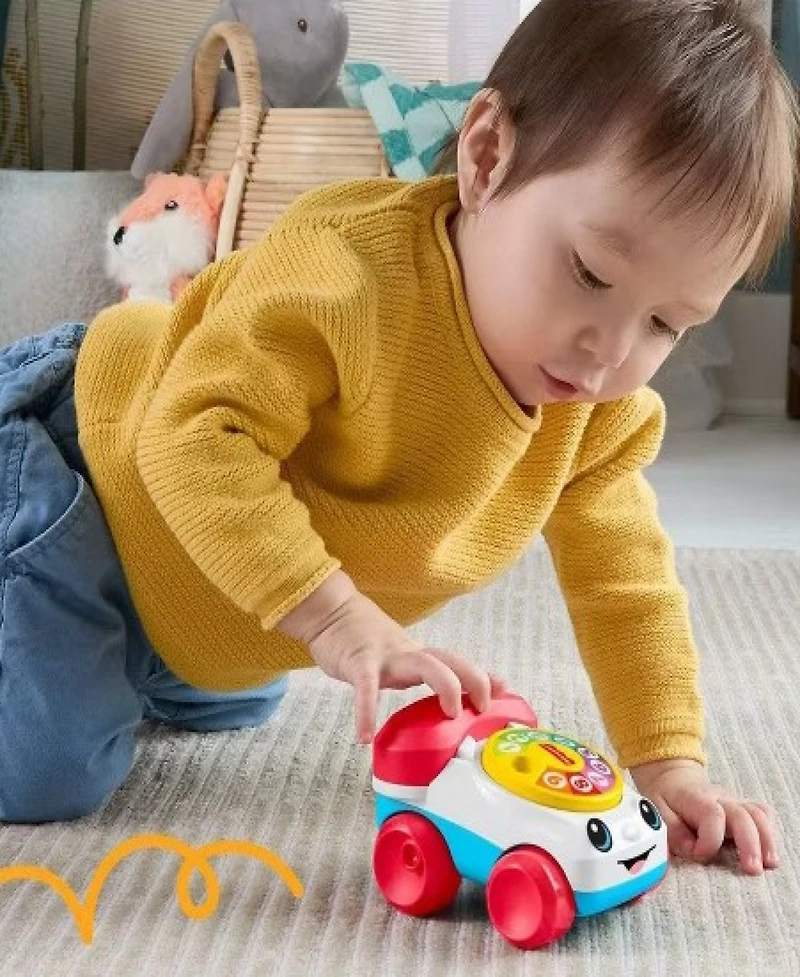 Fisher-Price Chatter Telephone Vehicle Push-Along Toy
