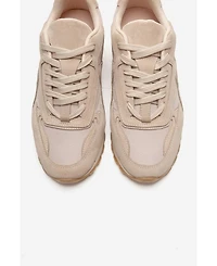 Forever & Always Shoes Women's Sahra Leather Sneaker