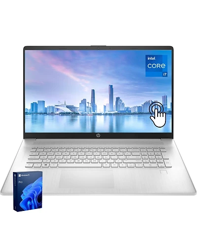 Hp Essential 17.3" Traditional Laptop Intel Core i7 64GB Ram Intel Iris Xe Graphics 1TB Ssd Storage Windows 11 Pro 60Hz - Silver