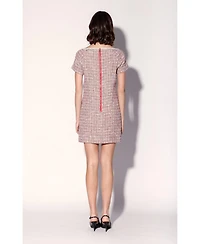 Walter Baker Women's Hayden Tweed Shift Mini Dress