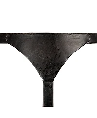 Storied Home 24" Metal Oval 3-Tier Storage Shelf