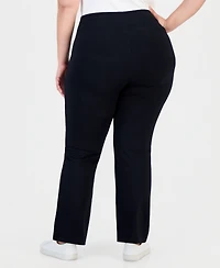Style & Co Plus High-Rise Bootcut Leggings, Macy's Exclusive