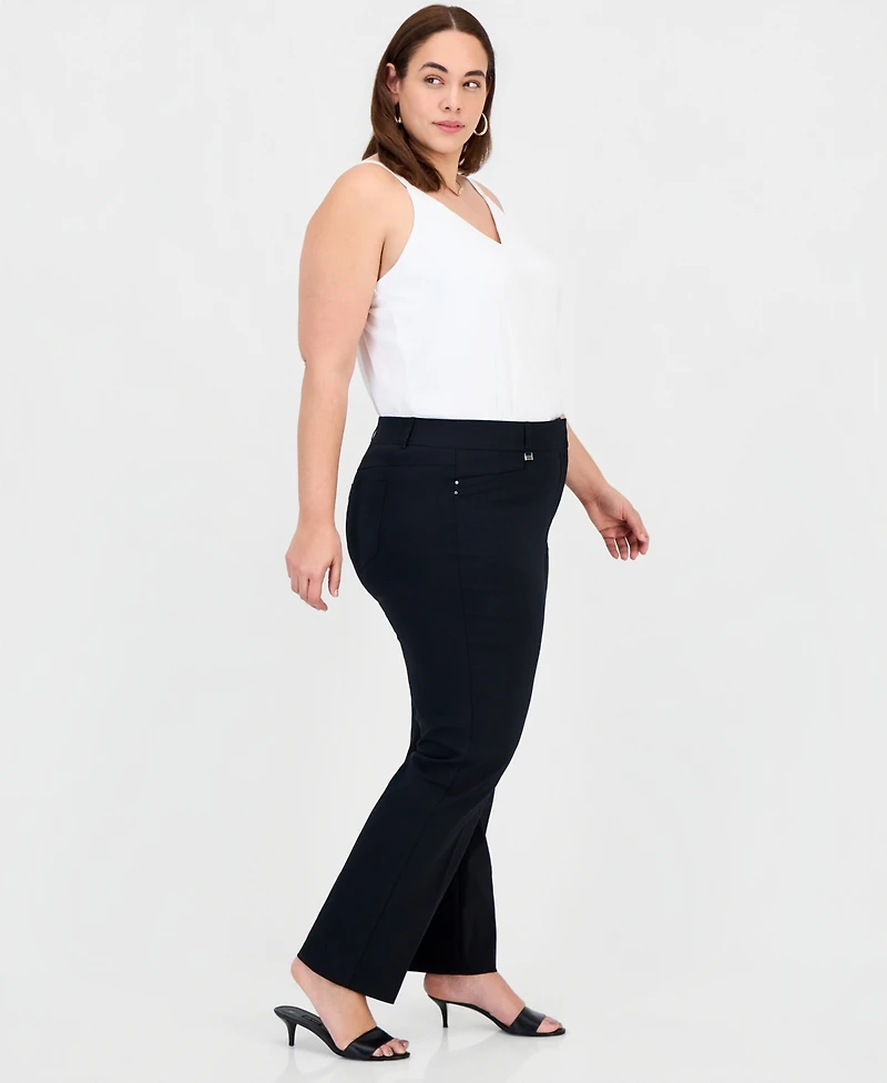 Jm Collection Plus and Petite Curvy Pants, Exclusively at Macy's
