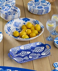 Certified International Fish Tale Plates, Set of 6