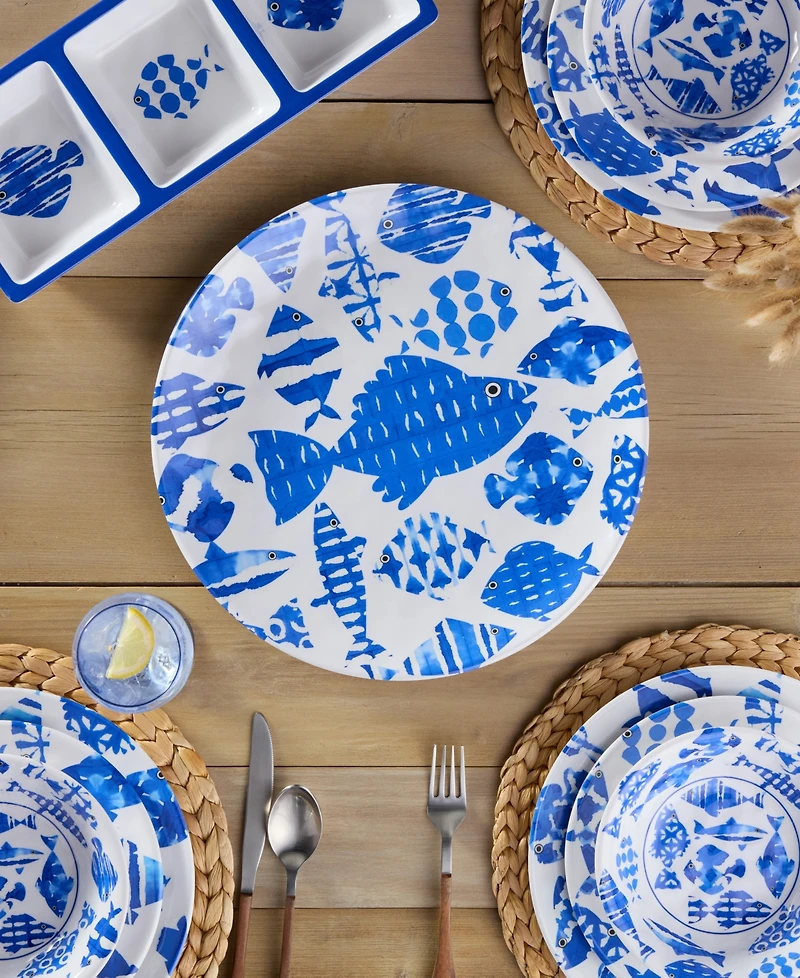 Certified International Fish Tale Platters, 2-Pc. Set