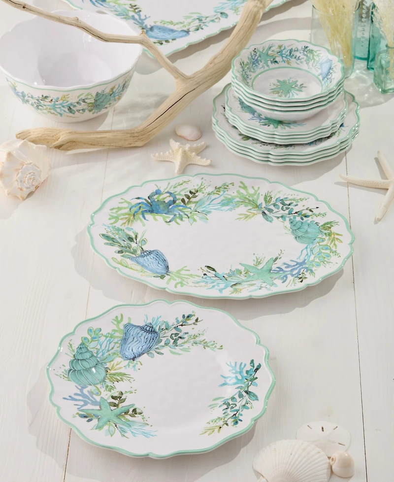 Certified International Sea Glass Platters, 2-Pc. Set