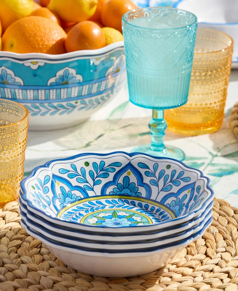 Certified International Melamine Talavera Bowl, Set of 4