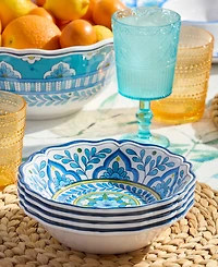 Certified International Melamine Talavera Bowl, Set of 4