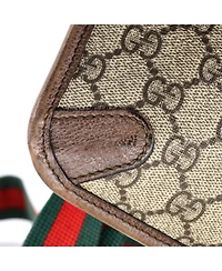 Pre-Owned Gucci Neo Vintage Flap Belt Bag Gg Coated Canvas