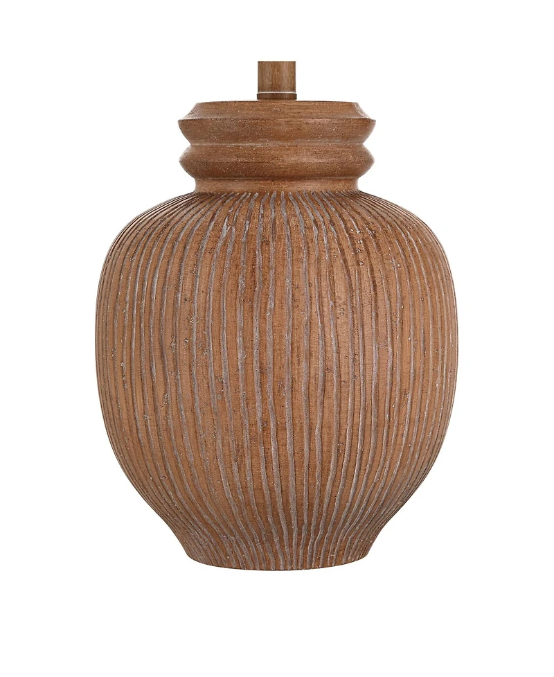 360 Lighting Corfu 24 1/2" High Almond Table Lamp Set of 2