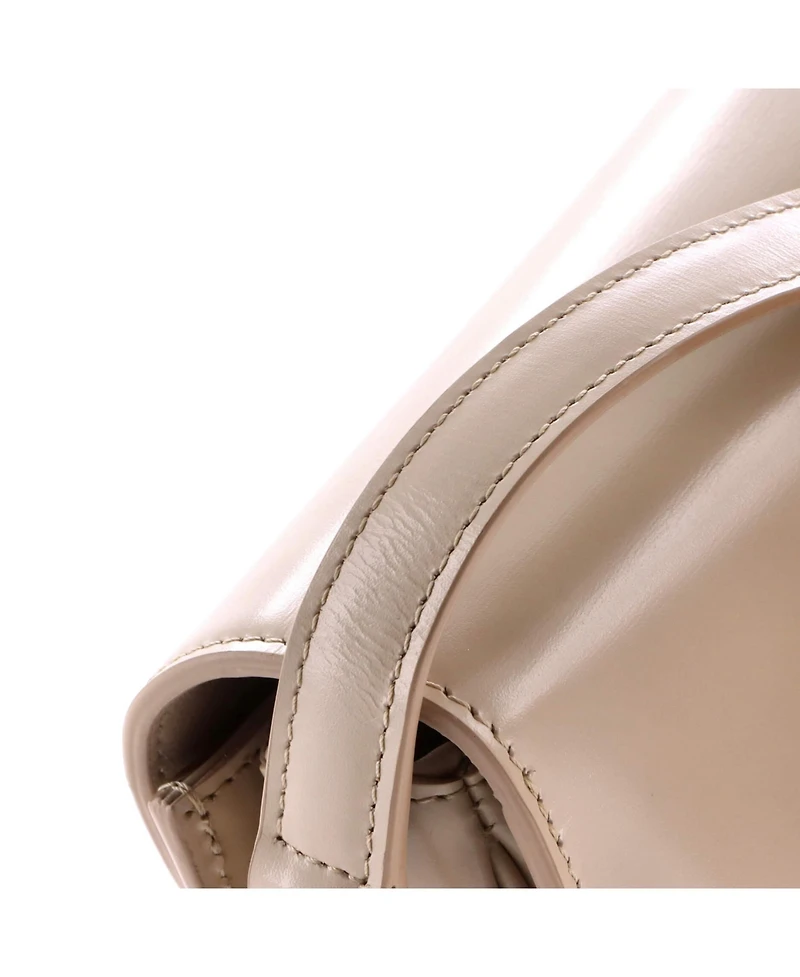 Pre-Owned Celine Triomphe Besace Clea Flap Bag Leather