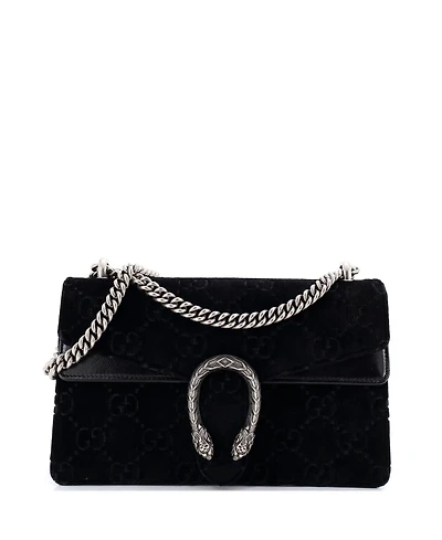 Pre-Owned Gucci Small Dionysus Bag Gg Velvet
