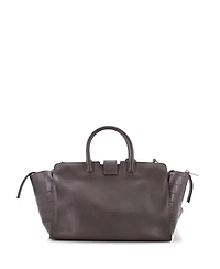 Pre-Owned Saint Laurent Small Monogram Cabas Downtown Leather with Embossed Leather