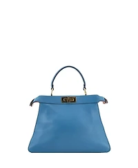 Pre-Owned Fendi Medium Peekaboo ISeeU Bag Leather