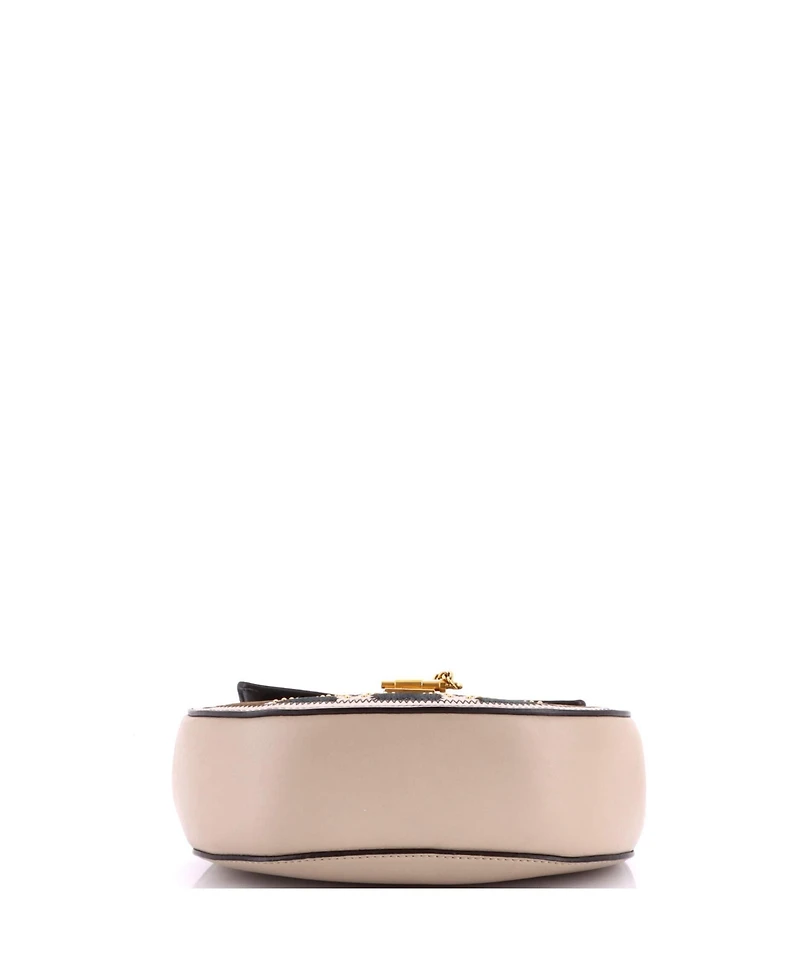 Pre-Owned Chloe Small Drew Patchwork Crossbody Bag Studded Leather and Suede