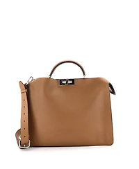 Pre-Owned Fendi Medium Peekaboo ISeeU Briefcase Leather